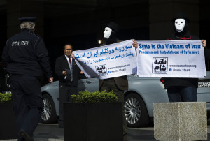 Naame Shaam protest, Berlin, 8 April 2014