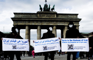 Naame Shaam protest, Berlin, 8 April 2014