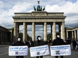 Naame Shaam protest, Berlin, 8 April 2014