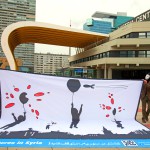 Naame Shaam protest at EU-Iran meeting - Vienna, 13 May 2014