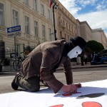 Naame Shaam protest at the Iranian embassy in Vienna, 12 May 2014