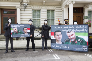 Qassem Soleimani's 'election rally' at the Iranian embassy in London, 2 June 2014