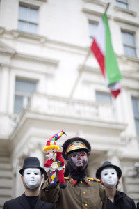 Qassem Soleimani's 'election rally' at the Iranian embassy in London, 2 June 2014